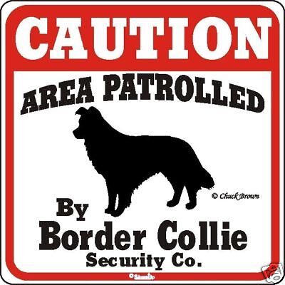Border Collie Caution Dog Sign - Many ...