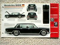Mercedes 600 brochure #1