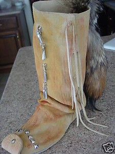 elk skin moccasins