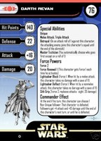star wars miniatures cards