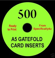 500-A5-GATEFOLD-CARD-INSERTS-with-VERSES-CD-ORIGINAL