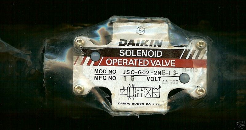 daikin solenoid valve jso go2 2ne 13 100 volt ac  