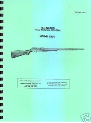 Remington Rifle Model 550 1 FIELD SERVICE GUN MANUAL  