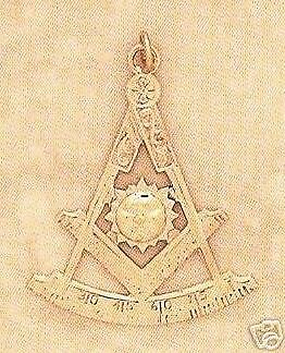 Masonic 10K Past Master Pendant New SA585-10