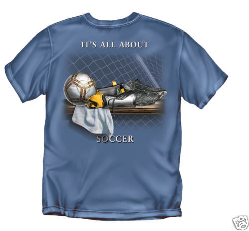 Soccer T shirt  Its All About Youth  