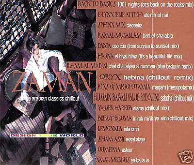 ZAMAN Arabian Classic Chillout & Dance Mixes Arabic CD Beirut Biloma