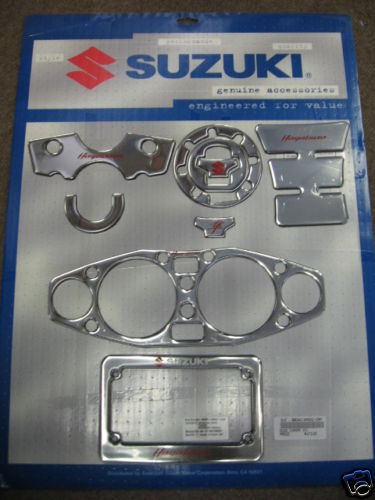 99   07 SUZUKI HAYABUSA CUSTOM CHROME TRIM KIT GSX1300R BUSA  