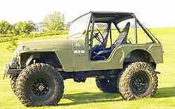 Full Roll Cage Kit Jeep CJ5 CJ7 MB Willys FREE SHIPPING