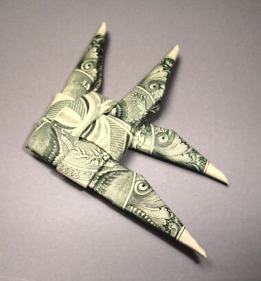 Hawaiian Money $2 Dollar Origami Fold Fish Monetary  