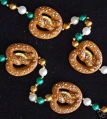 Pretzel Octoberfest Pretzels Mardi Gras Beads Orleans  