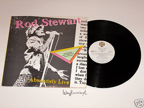 ROD STEWART   ABSOLUTELY LIVE, VINYL LP  