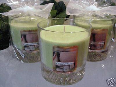 Cucumber Melon Scented Tumbler Jar Candle 85 hr 11Oz  