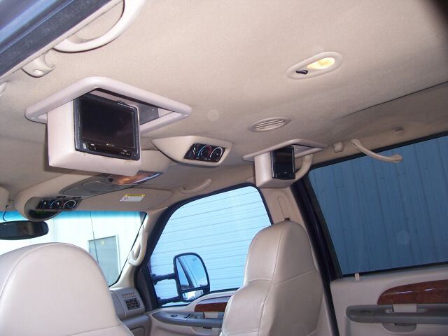 Aftermarket overhead dvd instalation ford excursion #8
