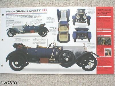 1911 / 1912 / 1913 / 1914 / 1915 ROLLS-ROYCE SILVER GHOST IMP Brochure / Flyer