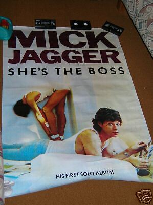 Rolling Stones MICK JAGGER SHes the BOSS Poster 41x58  