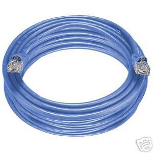 25FT Cat 5E Ethernet Patch Cord Cable Blue  