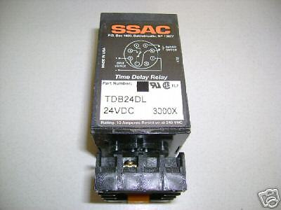 NEW ENTRELEC SSAC TDB24DL TIME DELAY RELAY  