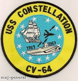 USS CONSTELLATION CV 64 PATCH  