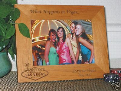 5x7 Las Vegas Picture Frame Welcome Sign Souvenir Party  