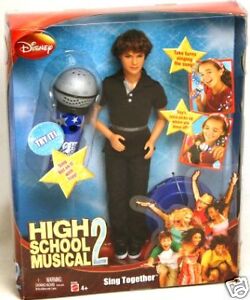 HIGH SCHOOL MUSICAL 2 SING TOGETHER TROY Doll New on PopScreen