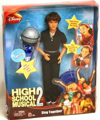 HIGH SCHOOL MUSICAL 2 SING TOGETHER TROY Doll New  