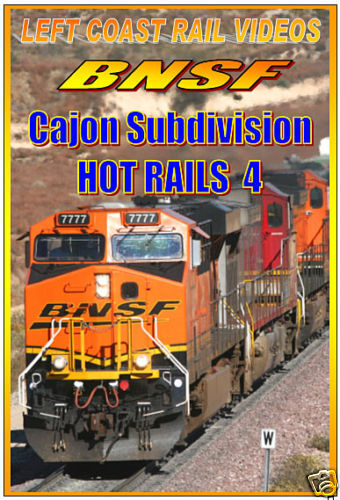 Train Railroad DVD BNSF Cajon Sub HOT RAILS 4 (NEW)  