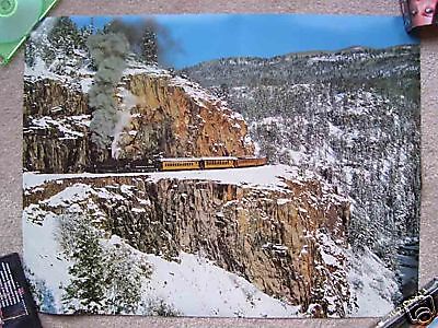 Durango & Silverton Steam Train in Winter Print Rails  