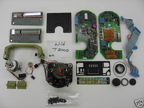 LEICA WILD T2002 INSTRUMENT PARTS FOR TOTAL STATION  