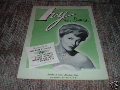 Ivy Hoagy Carmichael Burke Van Heusen Sheet Music 57