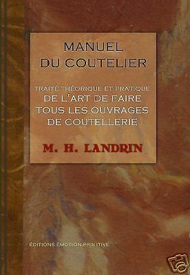 EP079 Manuel du coutelier Couteau ancien 1835  