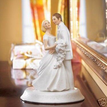 LENOX OPAL INNOCENCE BRIDE & GROOM CAKE TOPPER SALE  