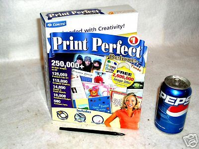 SEALED COSMI PRINT PERFECT DELUXE 2005 NEW IN BOX 8 CD  
