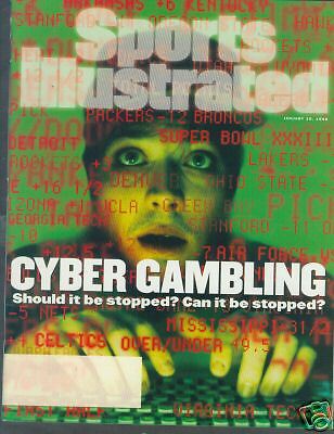 Sports Illustrated 1 26 1998 CYBER GAMBLING Cover  