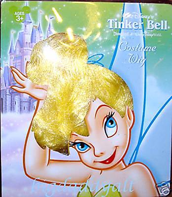 NEW DISNEY TINKERBELL TINKER BELL WIG DRESS UP COSTUME  