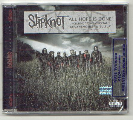 SLIPKNOT ALL HOPE IS GONE SEALED CD NEW 2008  