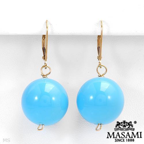 New Masami Dangle Pearl Earrings w Genuine Shells