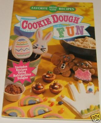 Cookie Dough Fun Advertising Recipe Booklet Cookbook  