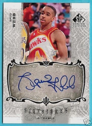 SPUD WEBB 2006/07 SP SIGNATURE AUTOGRAPH AUTO  