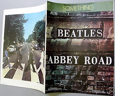 the BEATLES Sheet Music SOMETHING 60's ABBEY ROAD George HARRISON