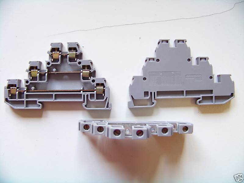 Entrelec #D2 5/6 DA Terminal Block 3 Level (U) 6/5/8  