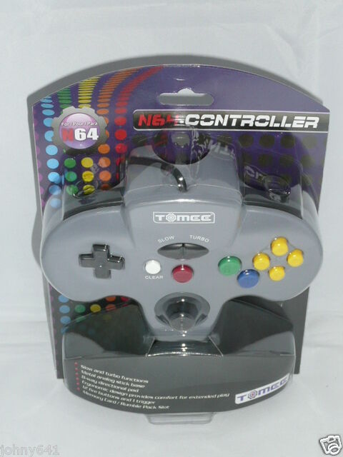 NEW NINTENDO 64 N64 ANALOG CONTROLLER JOYPAD PAD GREY  