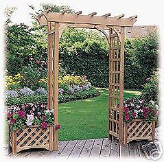 Rosedale Cedar Arbor Trellis by Arboria 8206003