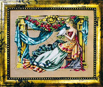 ATHENA GODDESS OF WISDOM CROSS STITCH MIRABILIA DESIGNS  