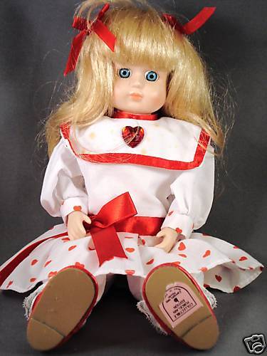 STUNNING   12 Porcelain Cheri Valentine Doll by Brinn  