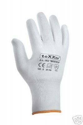 Nylon Handschuhe EN 388, z.Schutz v. Digitaldruckfolien