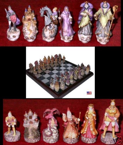 Undead vs. Realm of Fantasy Chess Set NIB  