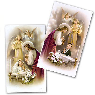 24 First Holy Communion Custom Laminated Prayer Cards  