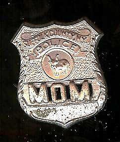 old Mini Badge SUFFOLK County NY Police MOM  