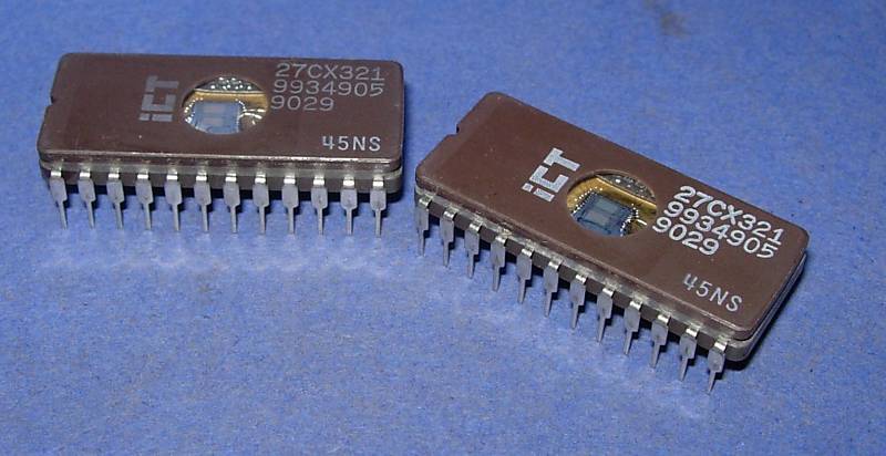 27CX321 45NS ICT VINTAGE EPROM 24 PIN CERDIP  