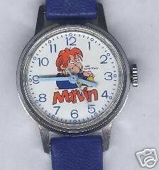 Marvin, comic strip character, Bradley watch, excellent  